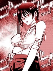 阿拉蕾漫画彩页示意二：藕荷色云纹与淡金边界